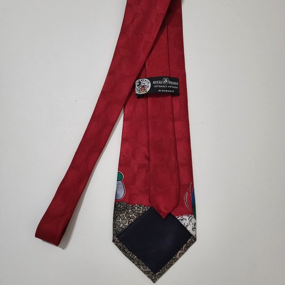 Vintage Mickey & Co. Men's Disney Mickey Mouse Driving Car Print Neck Tie - Picture 5 of 5